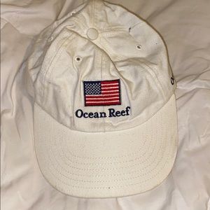 Vineyard Vines White Ocean Reef Hat